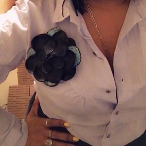 Beautiful HandMade Leather Broach